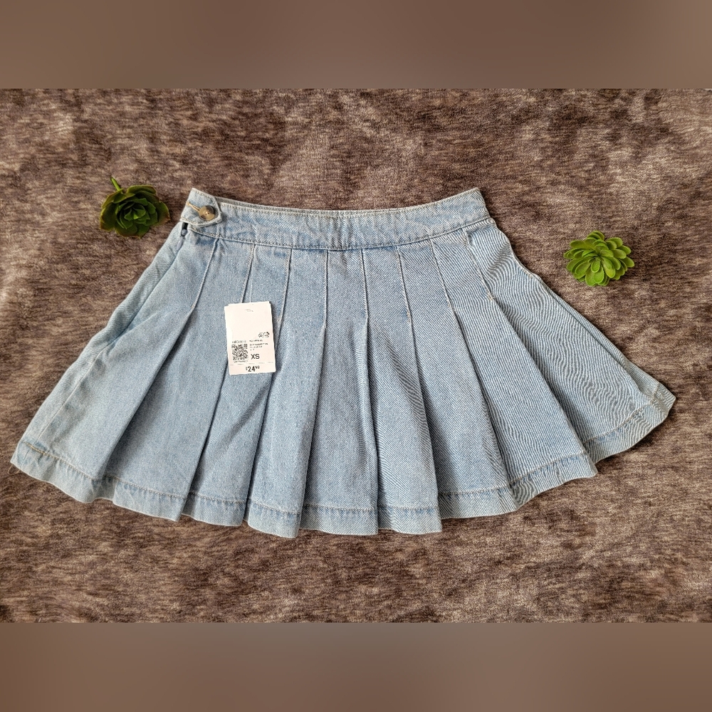 Forever 21- Light Blue Denim Skirt